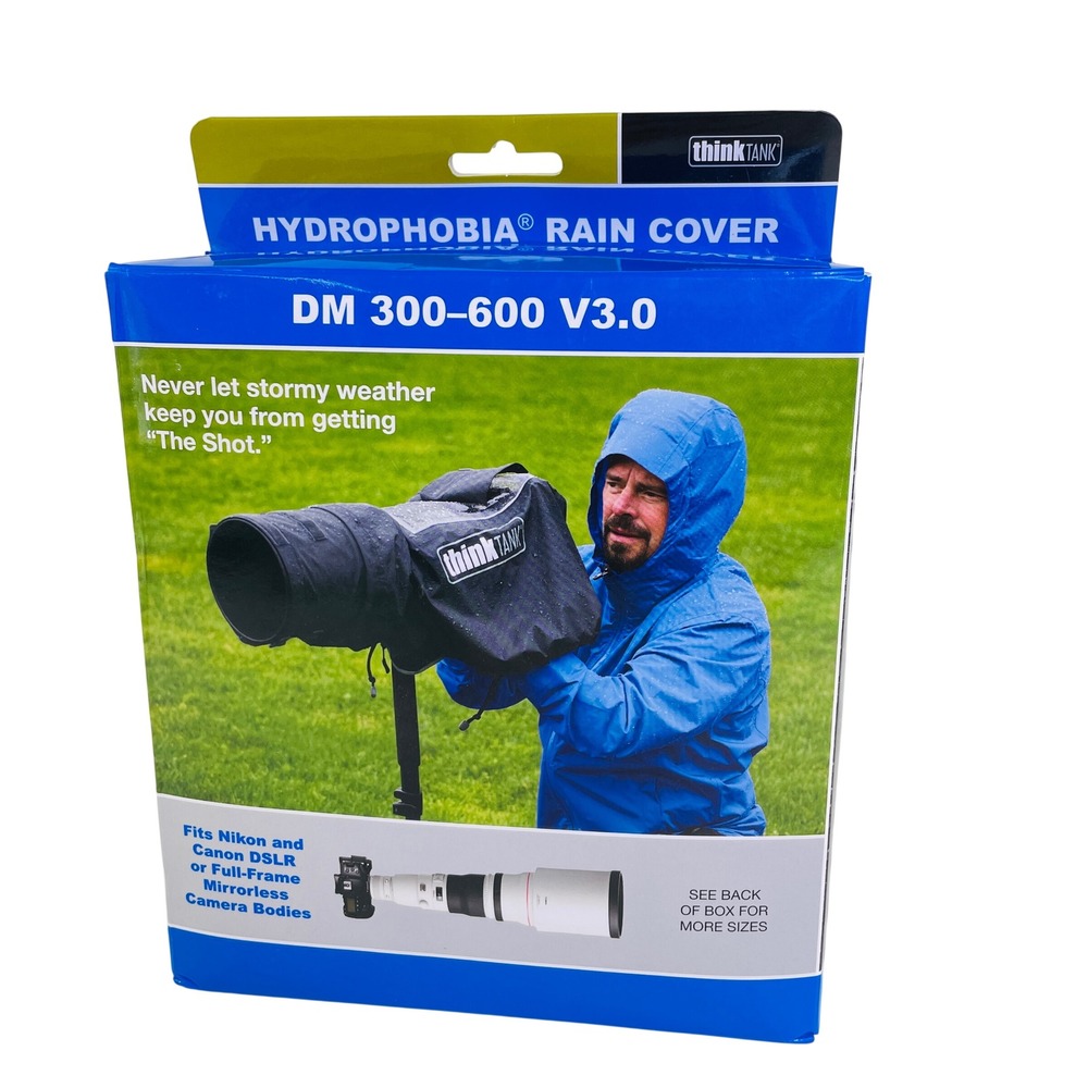 Think Tank Hydrophobia DM 300-600 V3.0 Rain Cover for DSLR Mirrorless Cameras